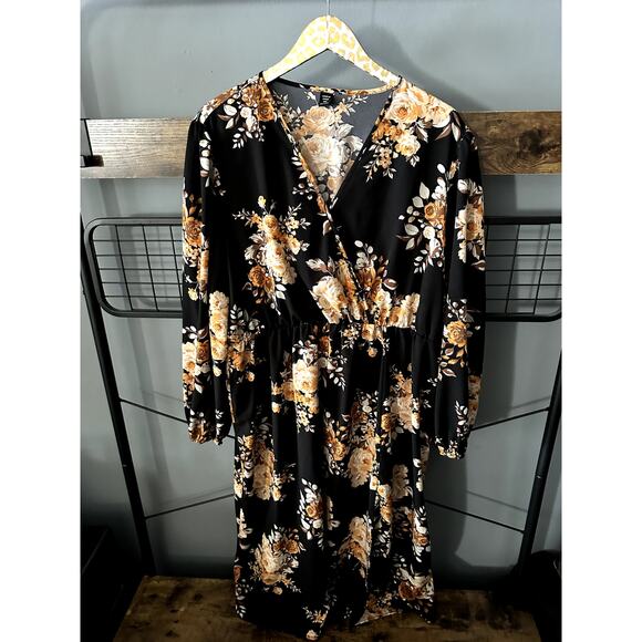 Shein Curve Women's Plus Floral Dress | 4XL - Picture 1 of 4